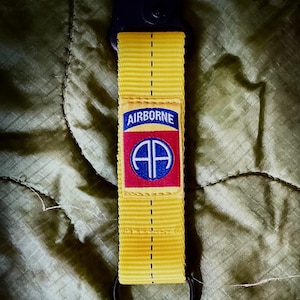 82nd Airborne Division, in de VS gemaakte statische lijnsleutelhanger-17026