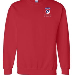 1st Sustainment Command COSCOM airborne Embroidered Sweatshirt-7633 - Etsy