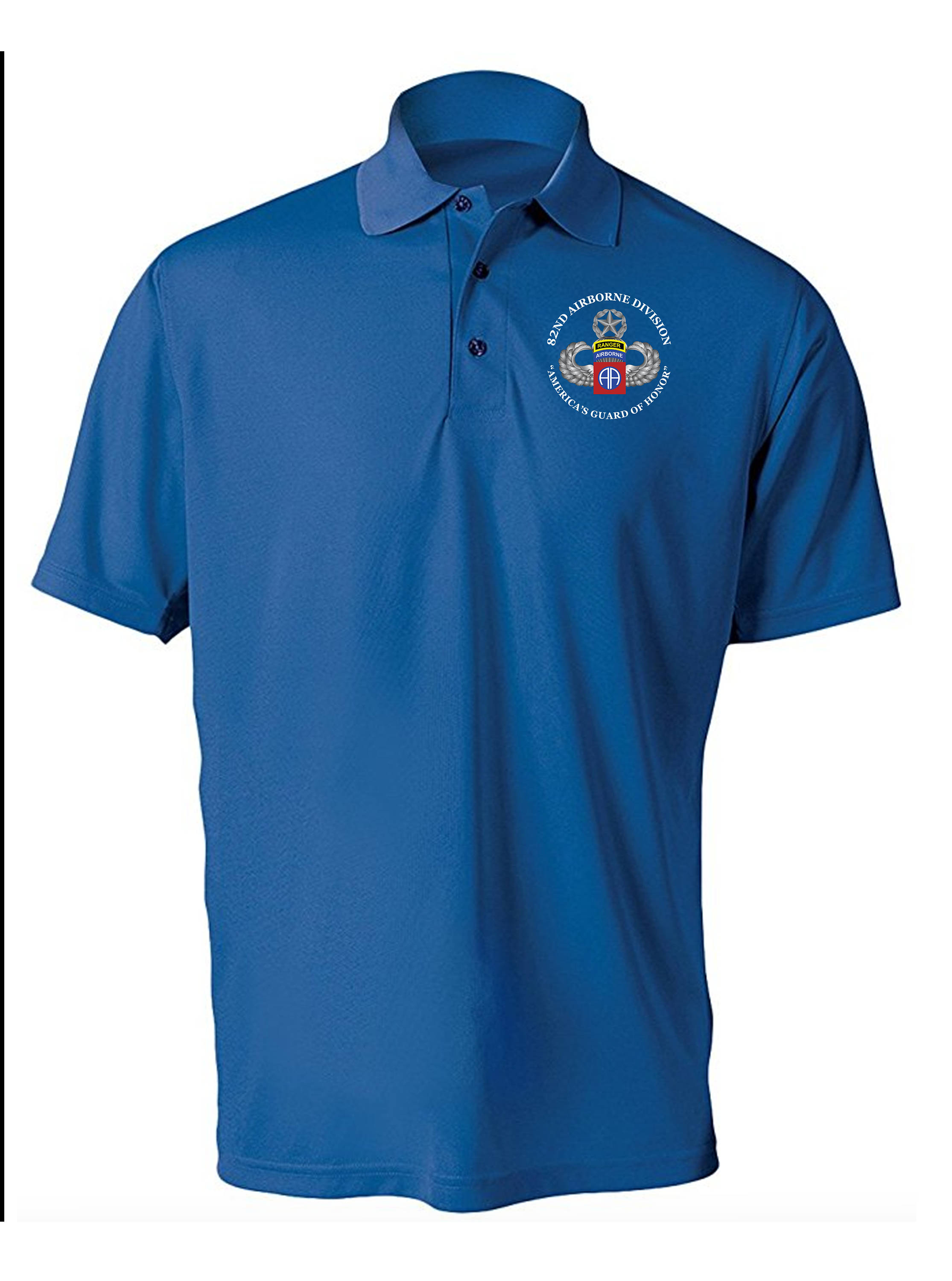 82nd airborne cheap polo shirt