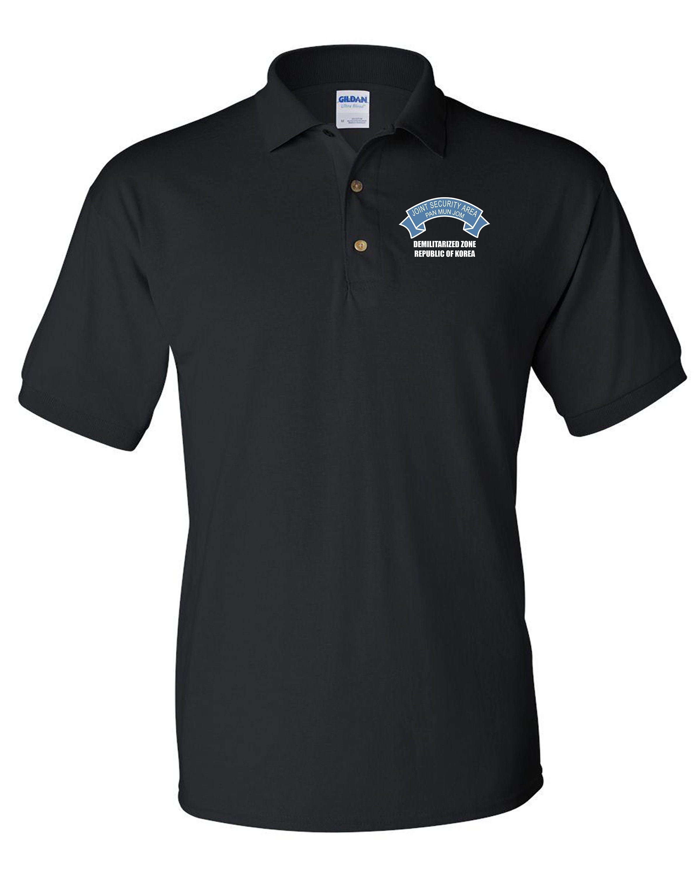 ◆ ◆ South Blue Black Logo Open Collar Polo Shor black-carolina-panthers-