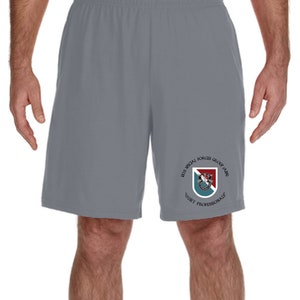 11th Special Forces Group Embroidered Gym Shorts -9632