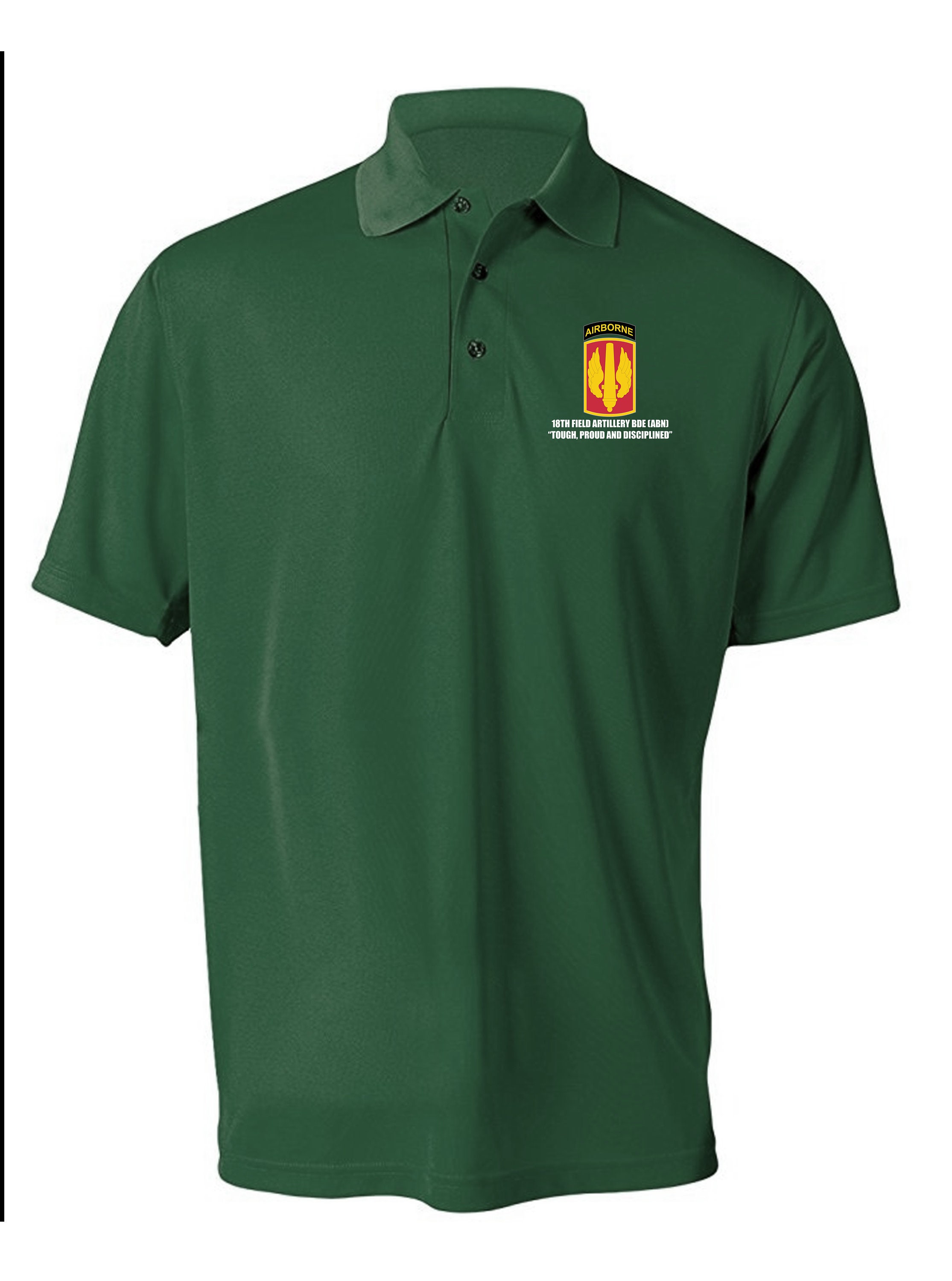 18 artillerie Brigade (Airborne) humidité brodé mèche Polo Shirt-10747 18 artillerie Brigade mèche (Airborne) humidité brodé mèche Brigade Polo Shirt-10747 cb66e2