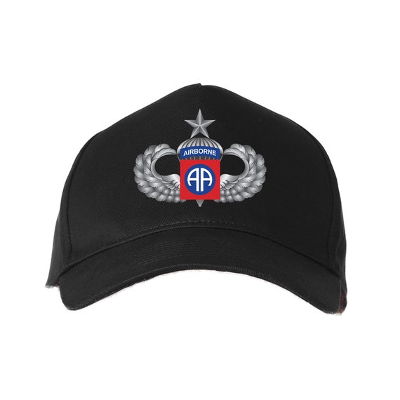 Gorra De Béisbol Negra De La 82.a División Aerotransportada