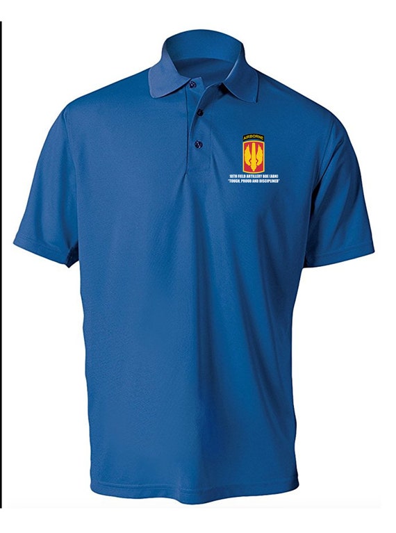 18 artillerie Brigade mèche (Airborne) humidité brodé mèche Brigade Polo Shirt-10747 cb66e2 18 artillerie Brigade mèche (Airborne) humidité brodé mèche Brigade Polo Shirt-10747 cb66e2