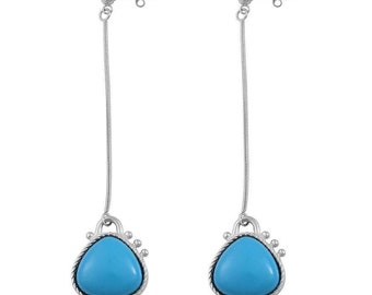 Sleeping Beauty Mine Turquoise Earrings