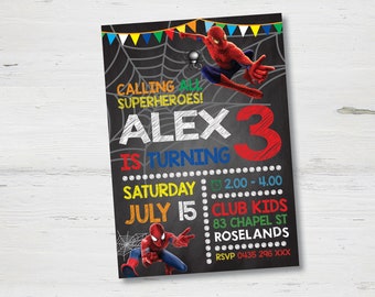 Llamar A Spiderman Etsy