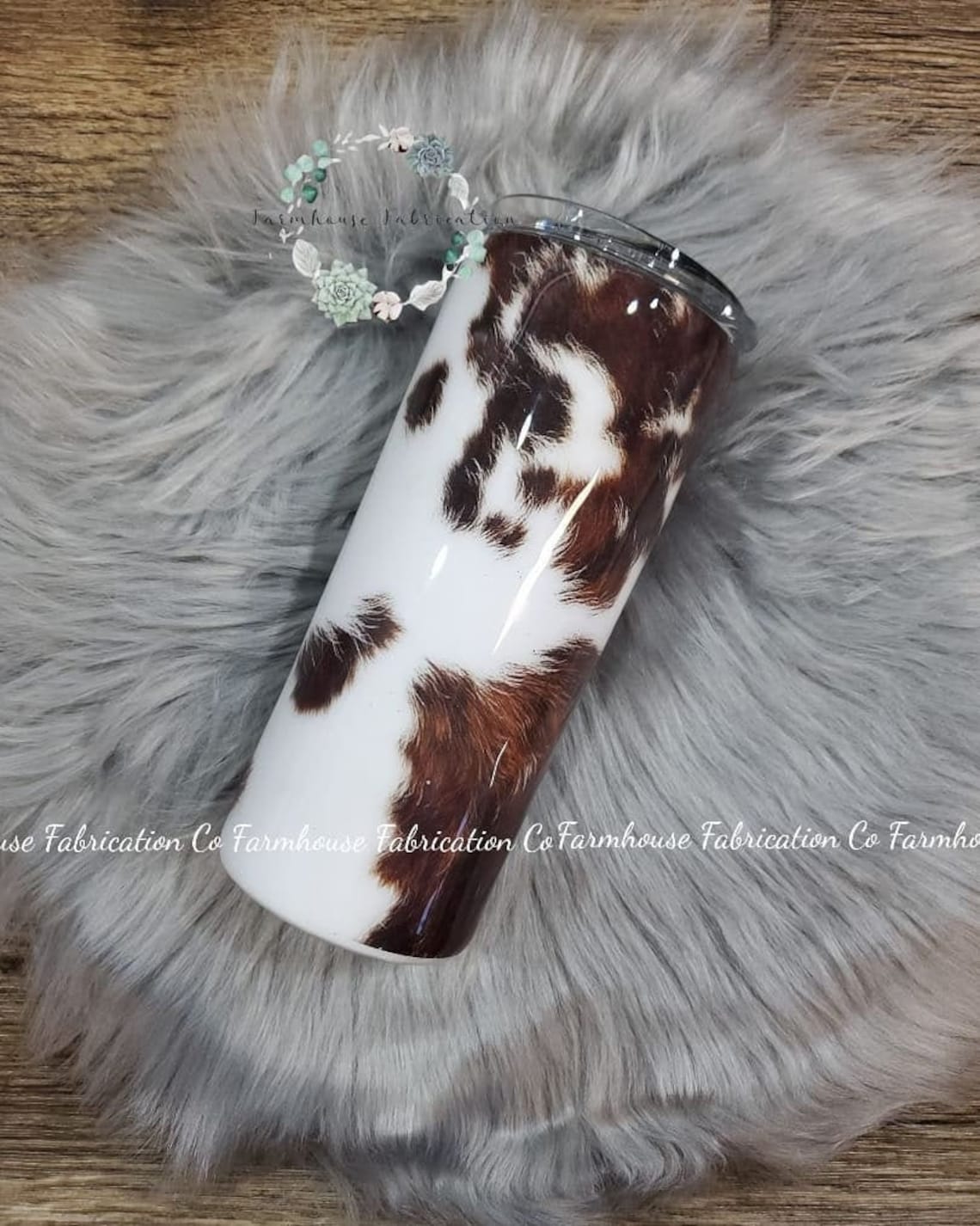 Cowhide Tumbler / Cow Tumbler / Cowhide Cup / Cow Cup / Cow Etsy