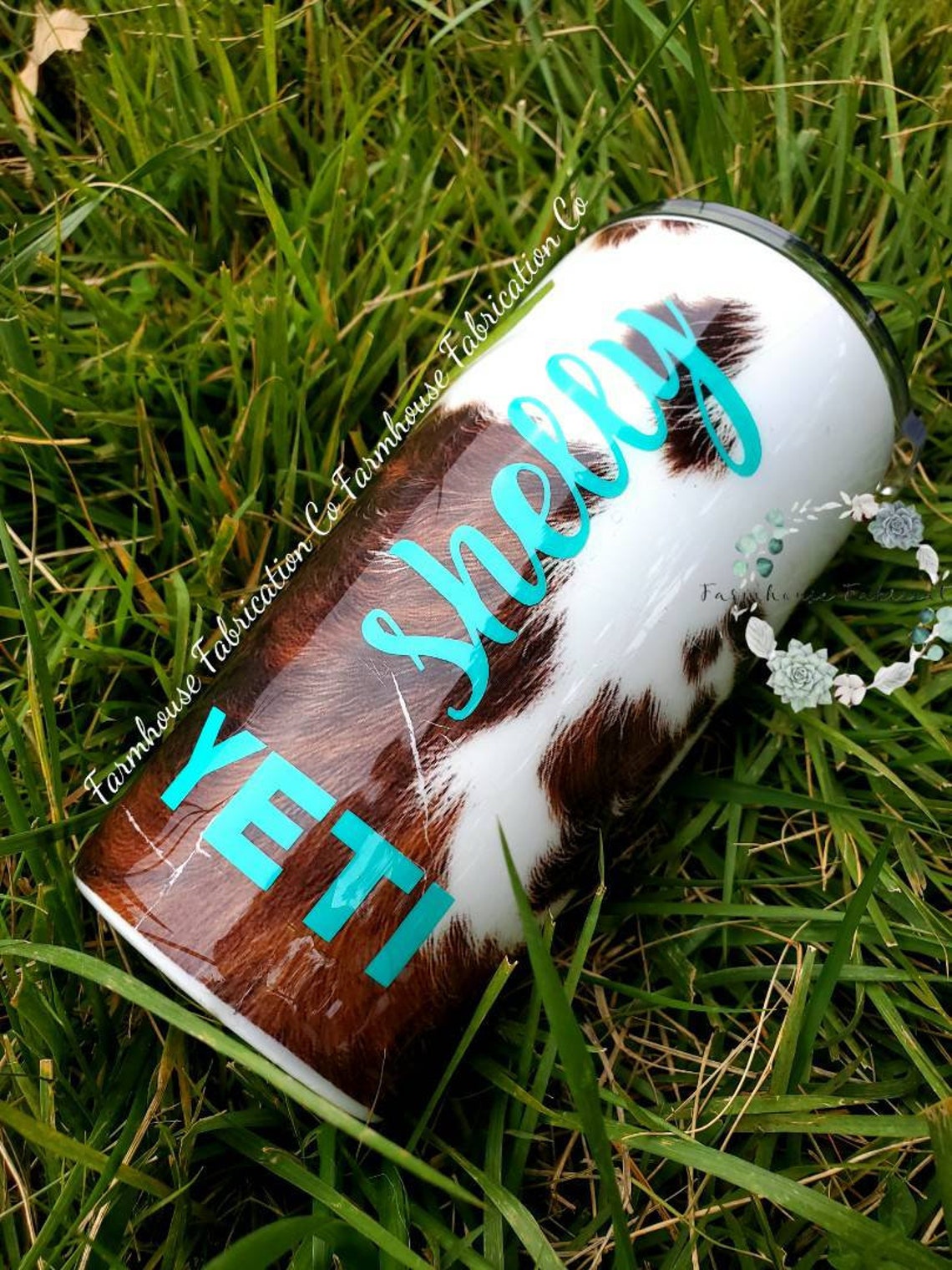 Cowhide Tumbler / Cow Tumbler / Cowhide Cup / Cow Cup / Cow Etsy