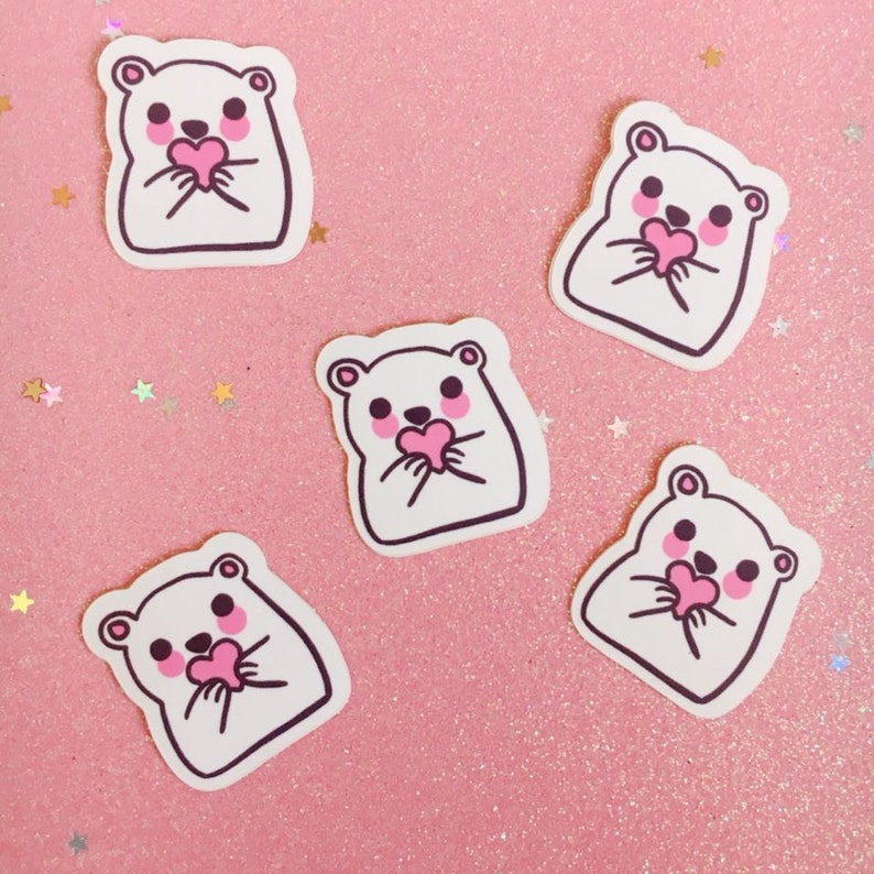 cute bear kawaii sticker bujo sticker bullet journal