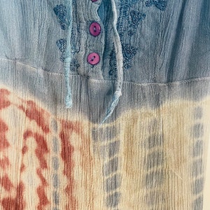 Tie Dye Gauze Maxi Dress