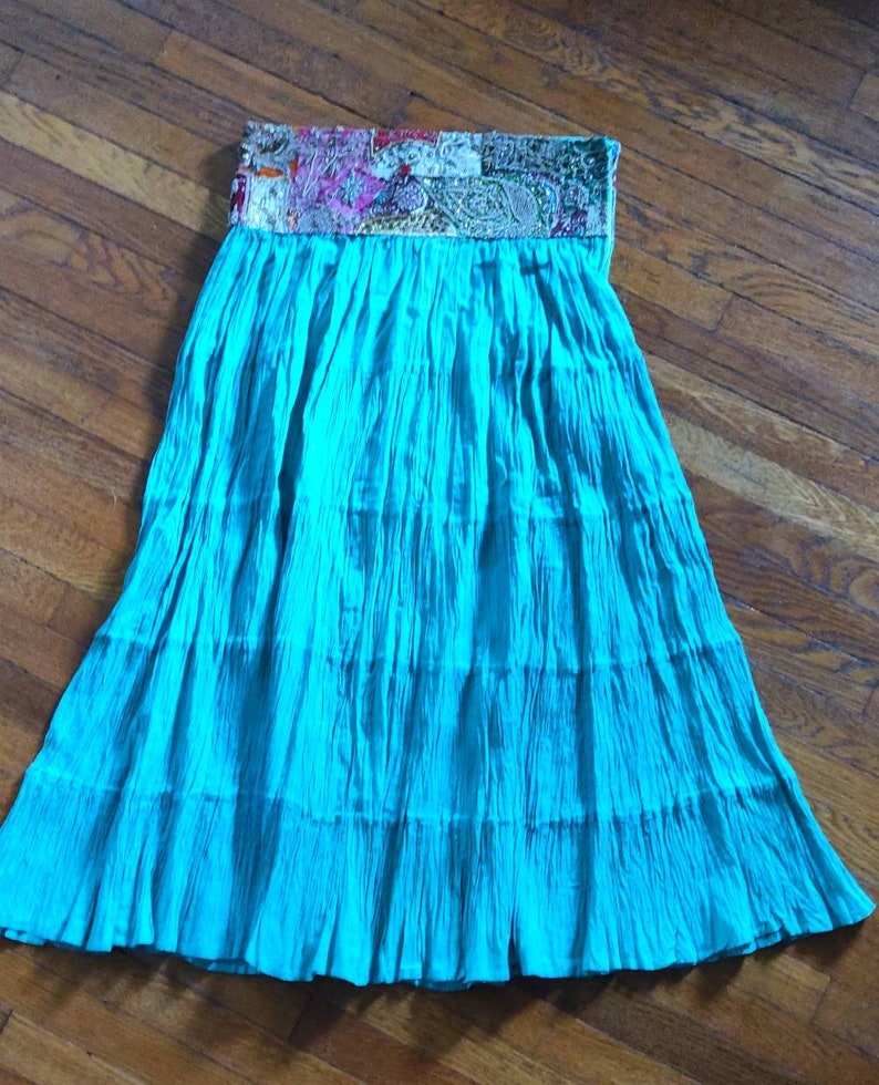 Incredible Vintage Hippie Skirt Etsy