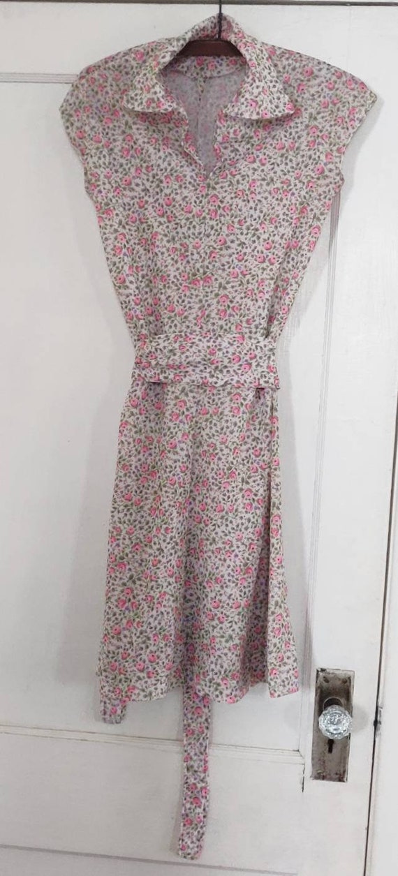 Vintage Floral Shift Dress - image 1