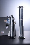 SpaceX Starship and Super Heavy Rocket – 1:200 Scale Model with Thermal Tile Detail and Stackable Booster, Perfect Gift for SpaceX Fans product logo