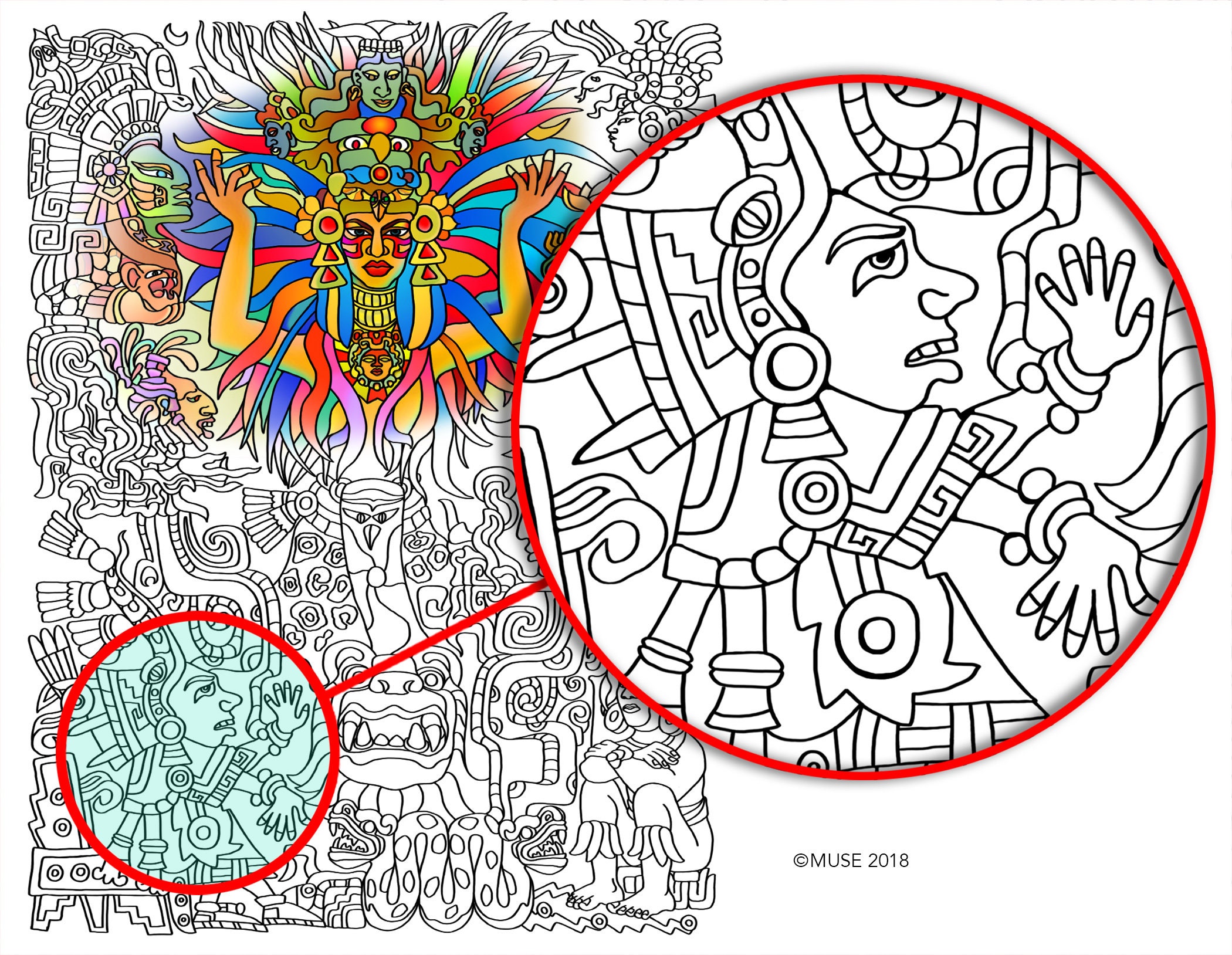 EPIC MYTHS (BOOK): the Ancient World Adult Coloring Book - Etsy