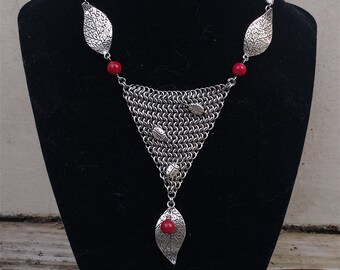 M'ladybug chainmail necklace