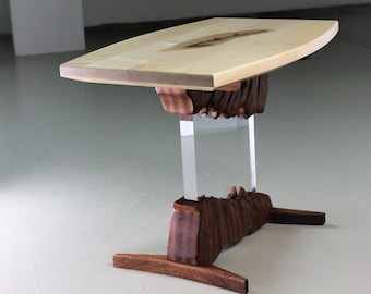 Floating Coffee Table Walnut Table Coffee Table