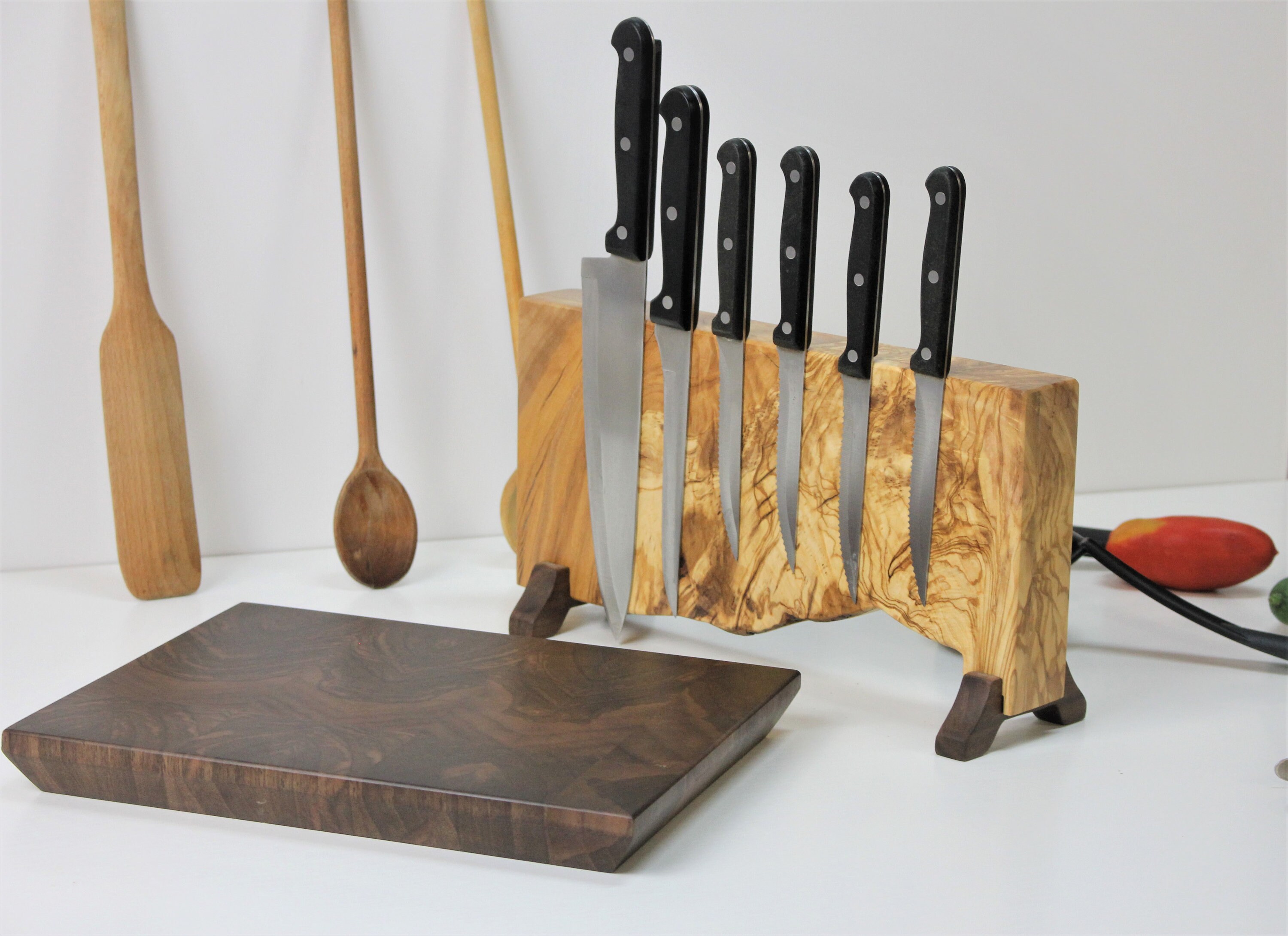 RARE 300 yrs Old Olive Wood Knife Stand / Knife Etsy