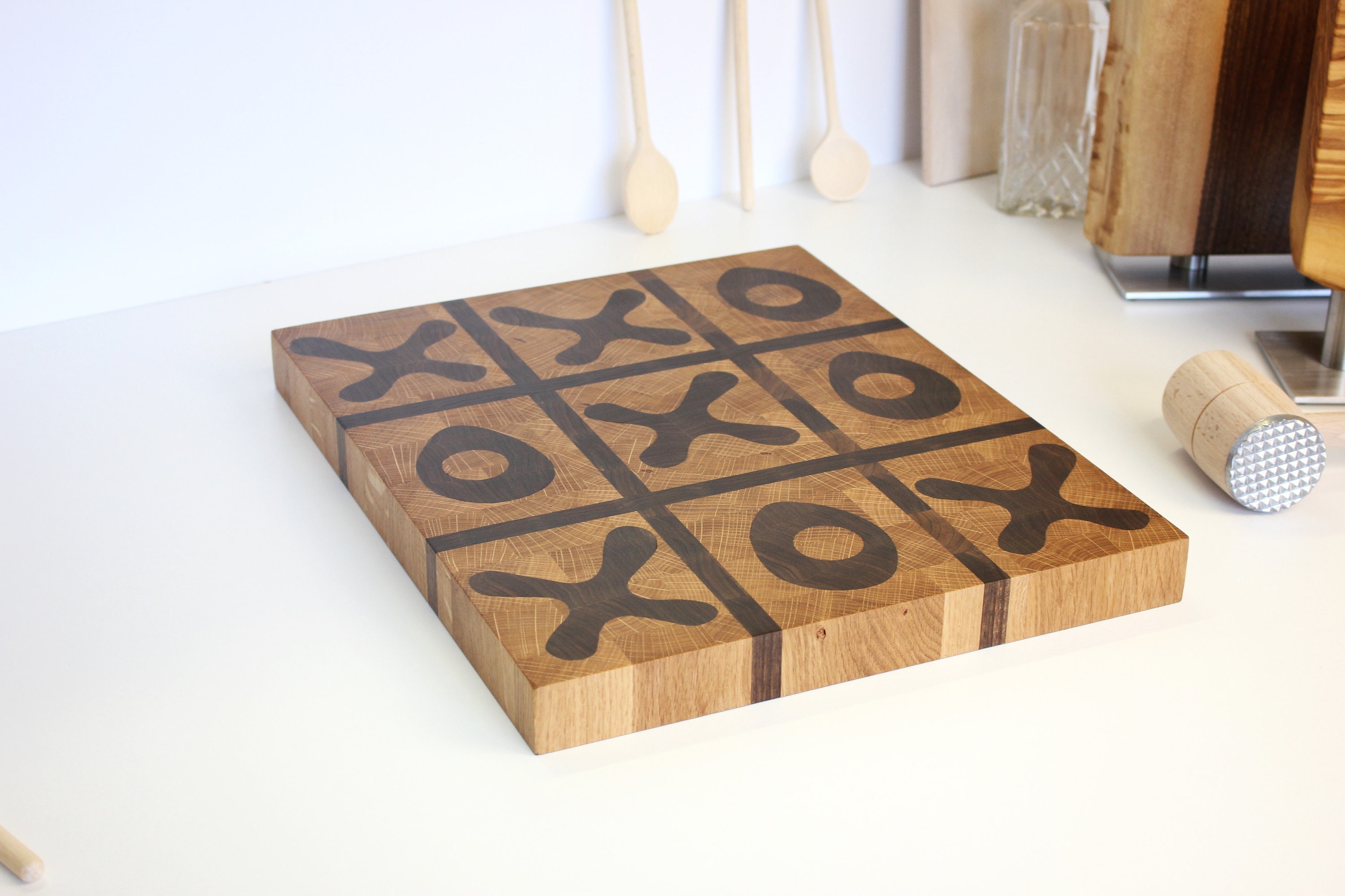 Shop Everyday Objects Walnut Tic-Tac-Toe Set