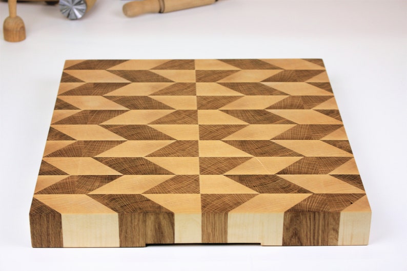 3d blocks cutting board plans