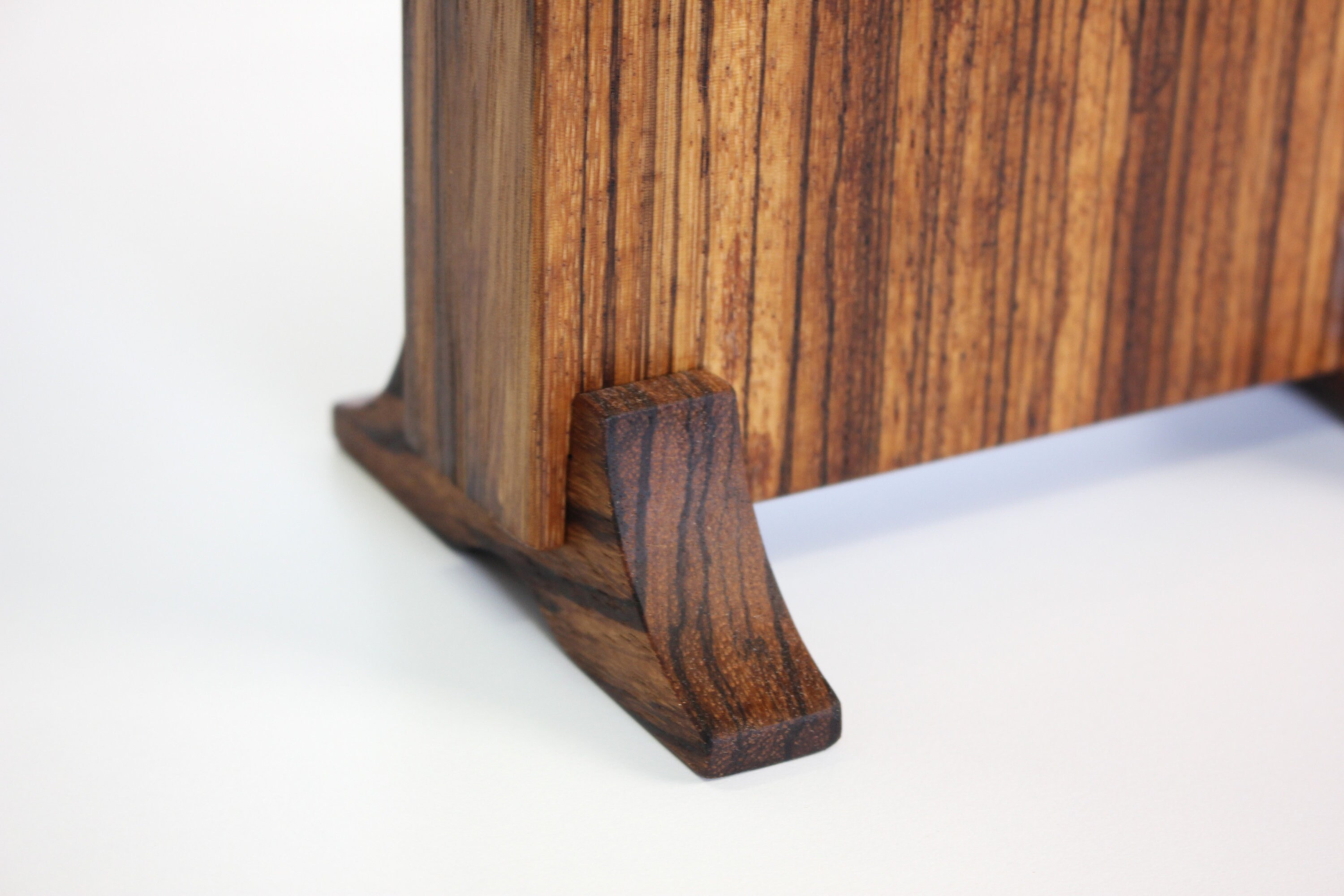 Beautiful Knife Holder Knife Block Zebrawood Knife Etsy