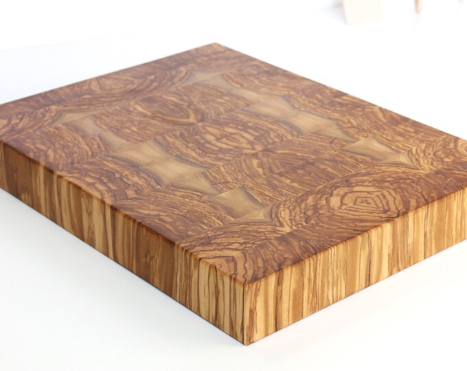 Amazing Rare Olive Wood Cutting Board Large Kitchen Board Made From