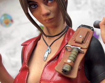 Claire Redfield de Resident Evil, pintada a medida e impresa en 3D