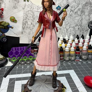 aerith pink dress NO SPOILER] wouldn't this dress be more awesome? I like this style!   picture credit: Sreliata : r/FFVIIRemake