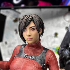 Custom Painted 3D Printed Ada Wong from Resident Evil 4