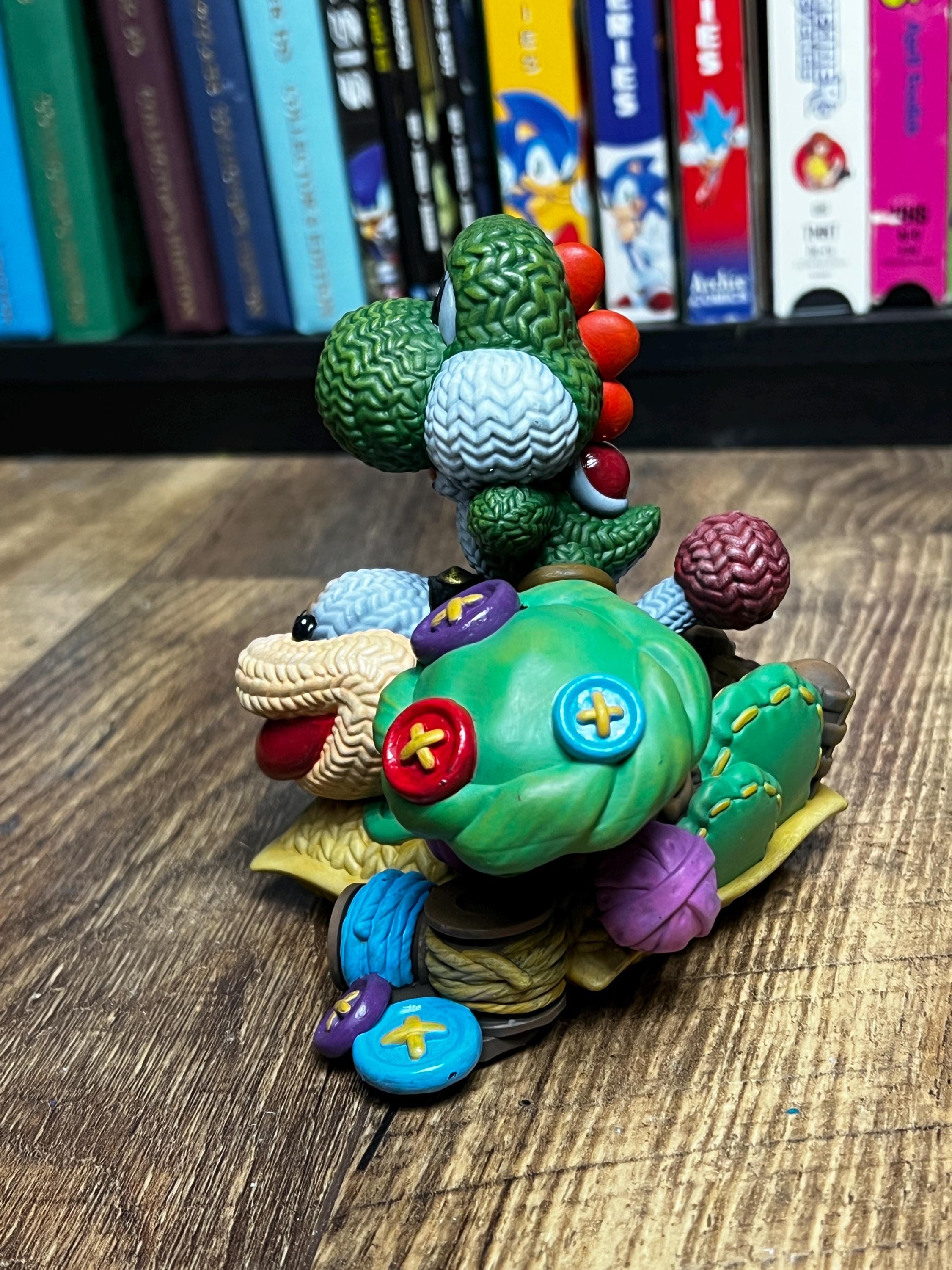 Custom Painted Resin Yoshi and Poochy Statue - Etsy