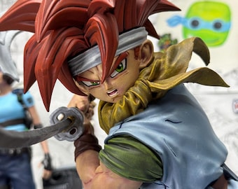 Crono personalizado, impreso en 3D y pintado de Chrono Trigger
