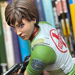 Custom Painted 3D Printed Rebecca Chambers from Resident Evil 0