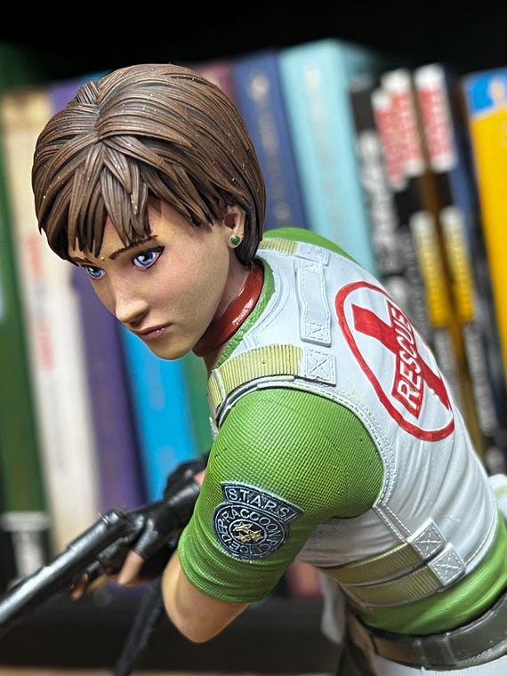 Custom Painted 3D Printed Rebecca Chambers From Resident Evil 0 - Etsy