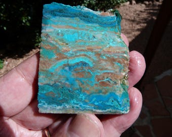 Rowley Mine Chrysocolla Slab