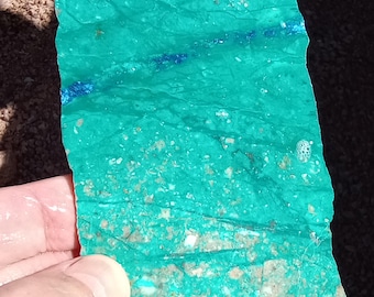 Shattuckite with Ajoite Slab