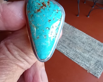 Number 8 Turquoise Ring