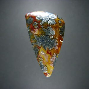 Red Marcasite Cabochon