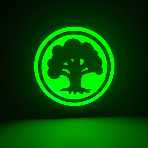 Green Mana Symbol Lightbox | Magic the Gathering | MTG TCG