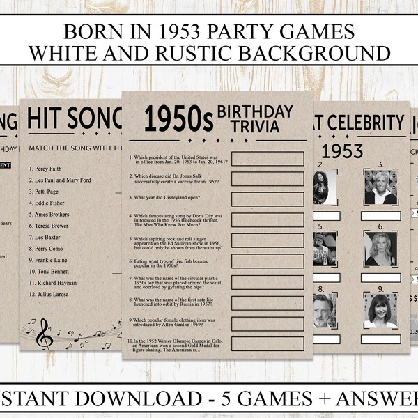 Younger Older Game - Etsy