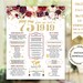 Table Centerpiece Birthday Party Decor Printable, 80th Birthday Card 5x7, Table Card Stand, 1944 ...