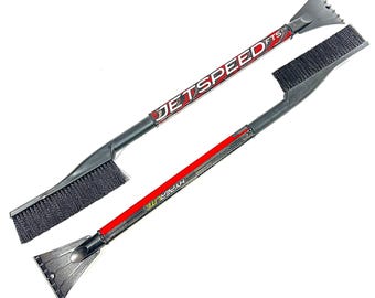 Premium Hockey Stick Snow Brush/Ice Scraper