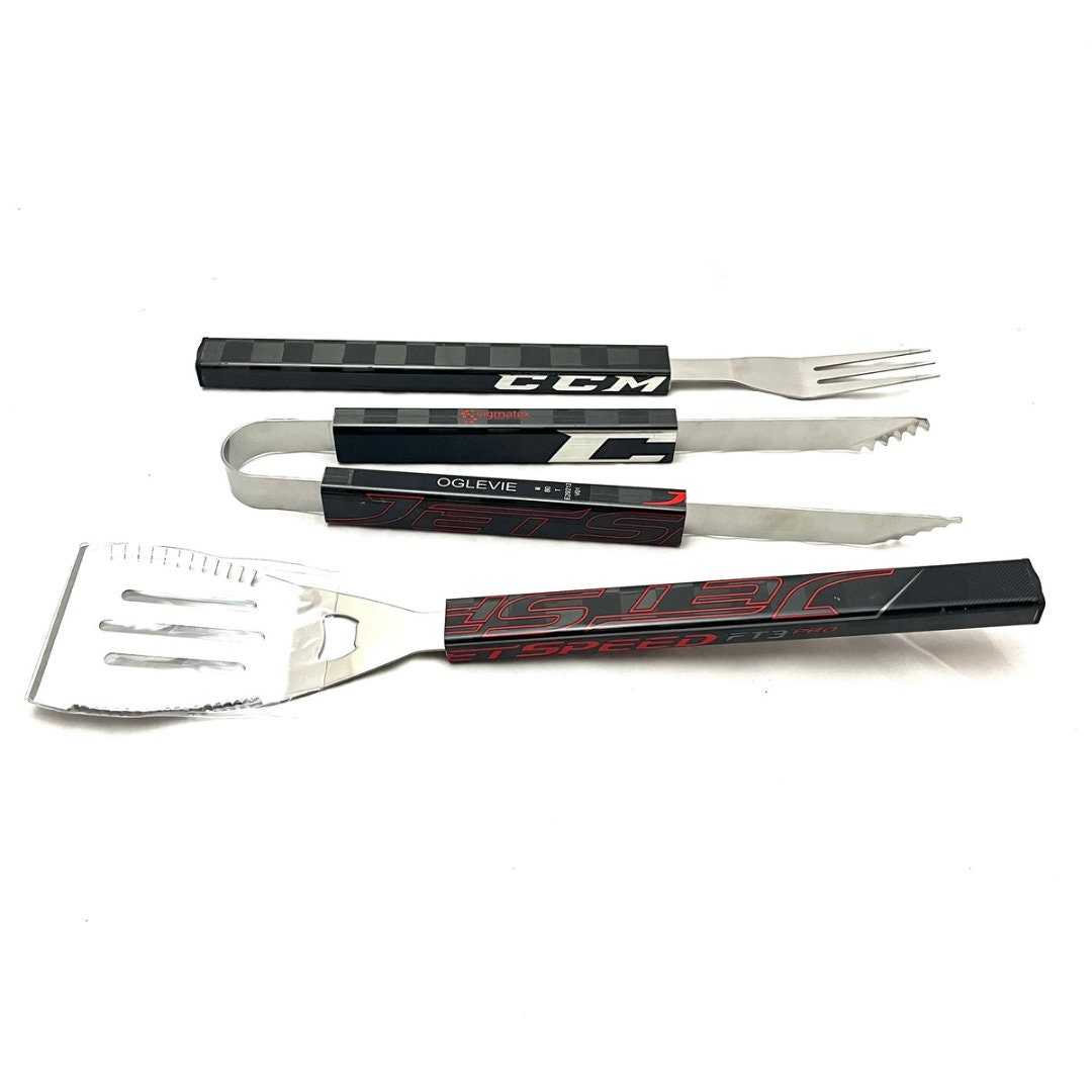 Premium Hockey Stick BBQ Set Etsy
