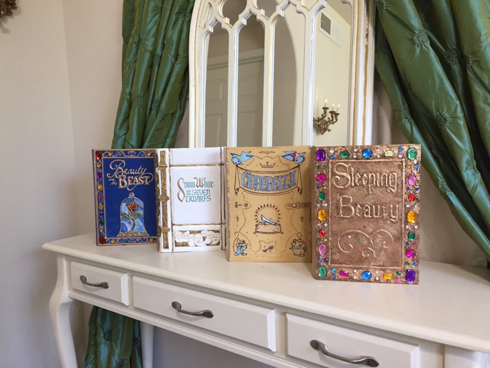 Beauty and the Beast Storybook Prop Book Box Etsy