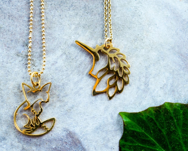 horse necklace for little girl