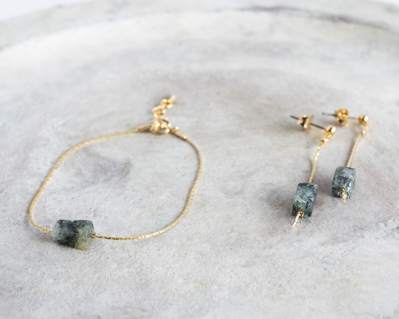 •CETO•  gold dangle earrings