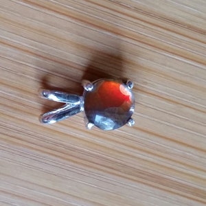 Ammolite 6mm pendant