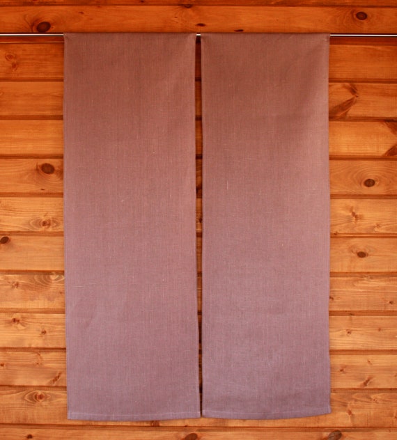 Traditional Noren Blue Color Noren Door Linen Panel Decorate