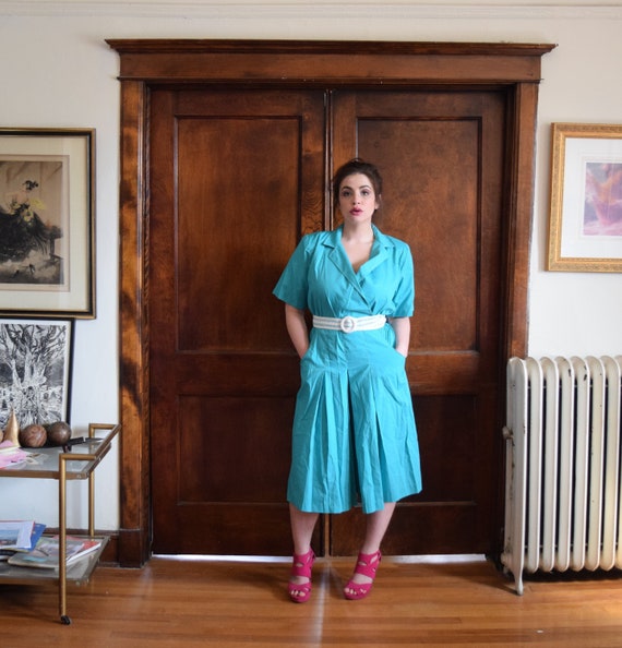 Blue Romper | Green Romper | 80s Theme Party Dress