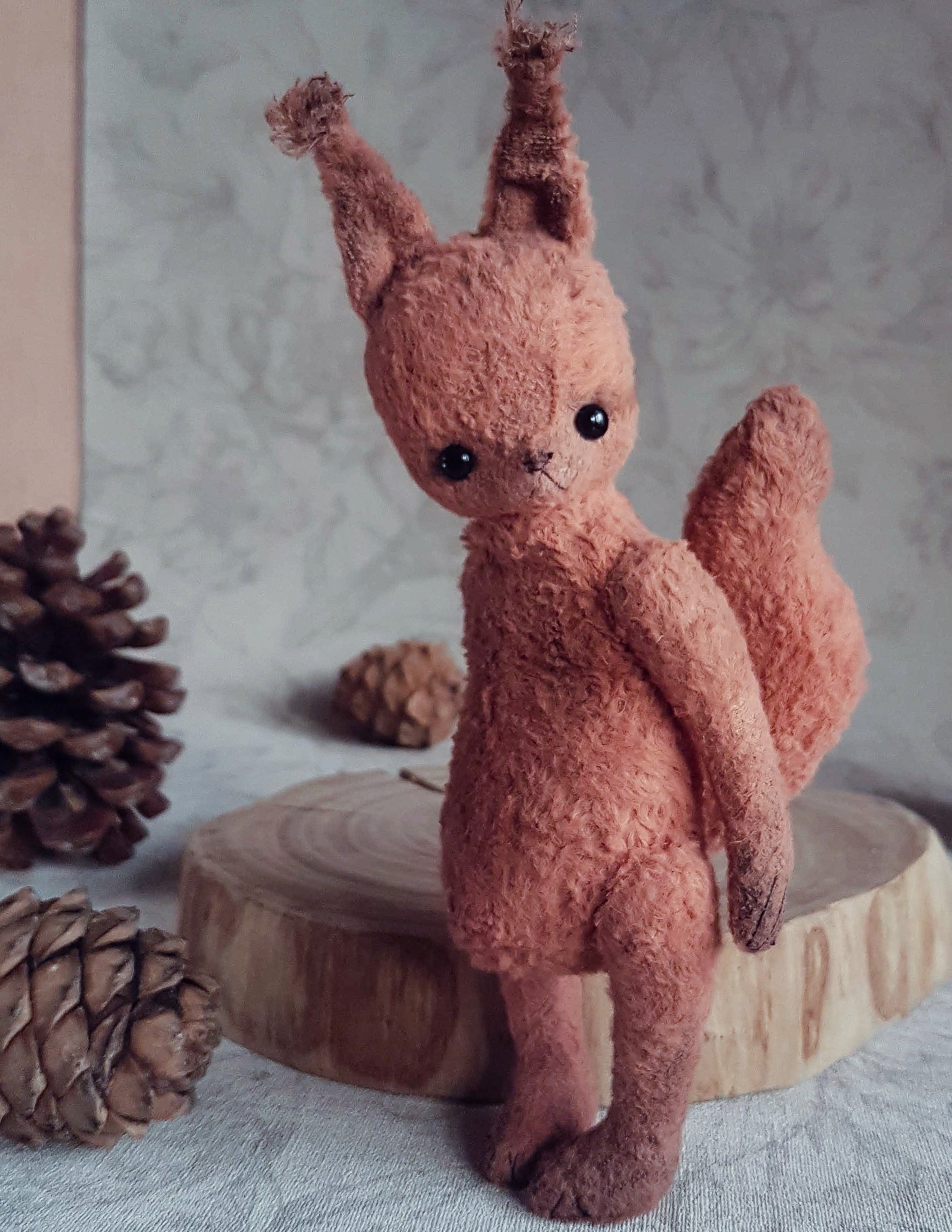 PDF pattern stuffed animal plush sewing pattern Squirrel teddy Etsy