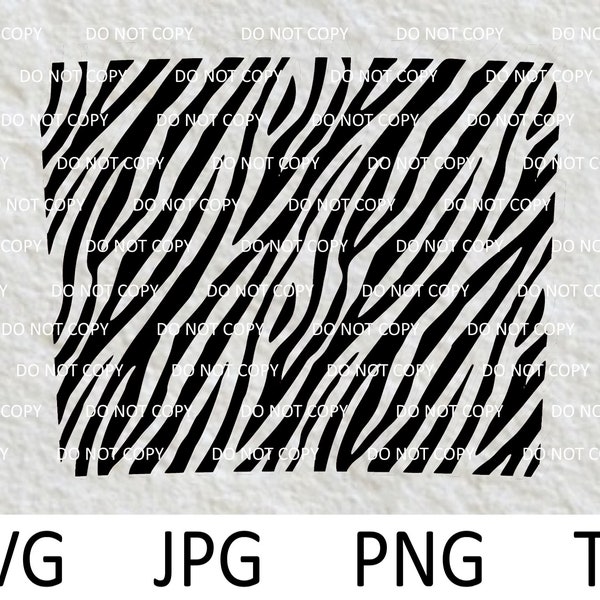 Zebra Print Seamless Chevron SVG for 20oz Skinny Tumbler
