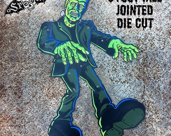 Frankenstein Jointed Die Cut Decoration